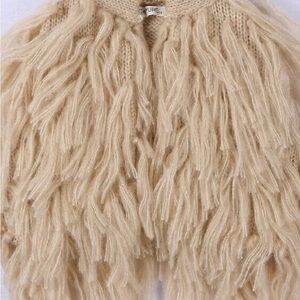 Cozy Cream Fringe Sweater